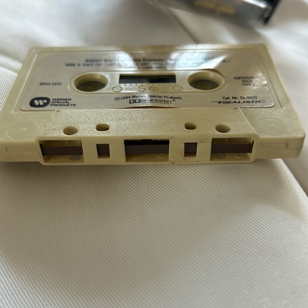 Tape BUDDY HOLLY with the Crickets. Well, All Right 1984 Vintage Cassette**** - Picture 5 of 5